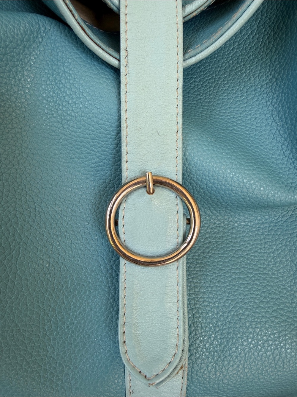 Tod’s Miky Y2K cerulean blue leather hobo bag w/dustbag, great vintage condition - Picture 5 of 16